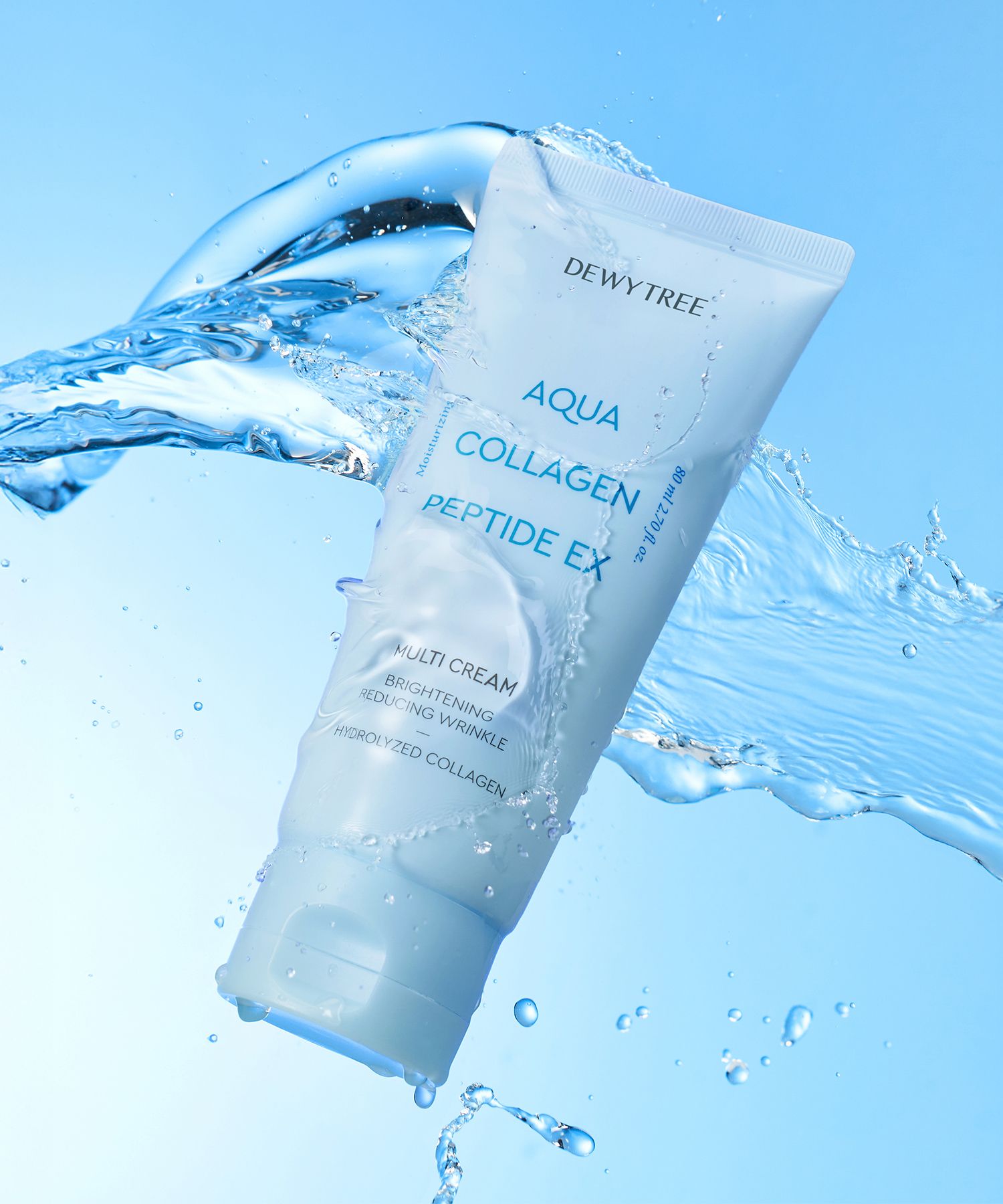 [2EA] Aqua Collagen Peptide EX Multi Cream 80ml (9ml Toner Gift)