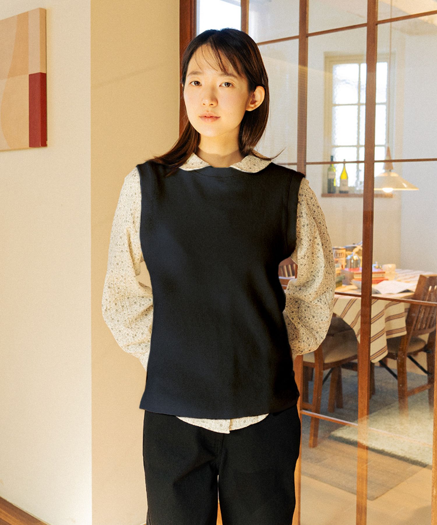 Air Knit Vest Navy